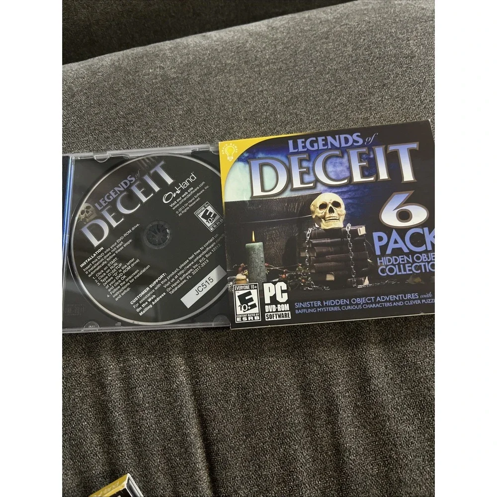 Legends of Deceit PC Game Hidden Object 6 pack sinister baffling curious clever
